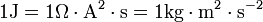 formule d'équivalent du joule